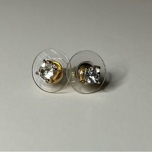 Gold Tinted Stud Earring Set